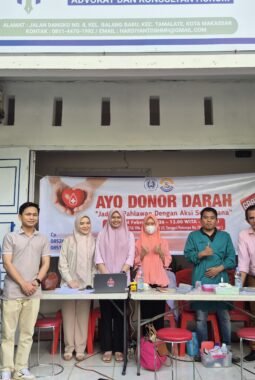 STIA Abdul Haris Makassar Perkuat Kepedulian Sosial Lewat Kegiatan Donor Darah