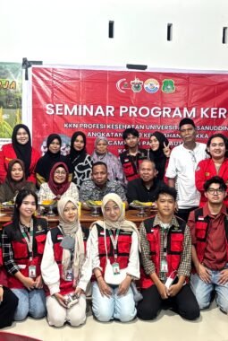 KKN-PK 69 dan KKN-T Perubahan Iklim Universitas Hasanuddin Satukan Langkah melalui Seminar Awal Program Kerja di Kelurahan Bilokka